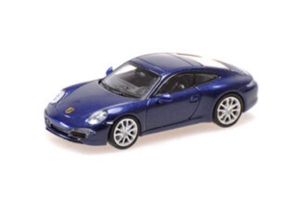 MINICHAMPS 1/87 ポルシェ 911 2011 ブルー  [No.870068021]