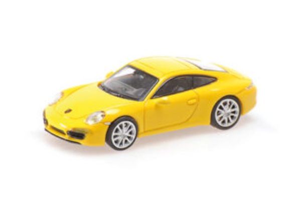 MINICHAMPS 1/87 ポルシェ 911 2011 イエロー  [No.870068024]