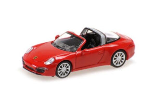 MINICHAMPS 1/87 ポルシェ 911 タルガ 2014 レッド  [No.870068041]