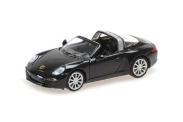 MINICHAMPS 1/87 ポルシェ 911 タルガ 2014 ブラック  [No.870068044]