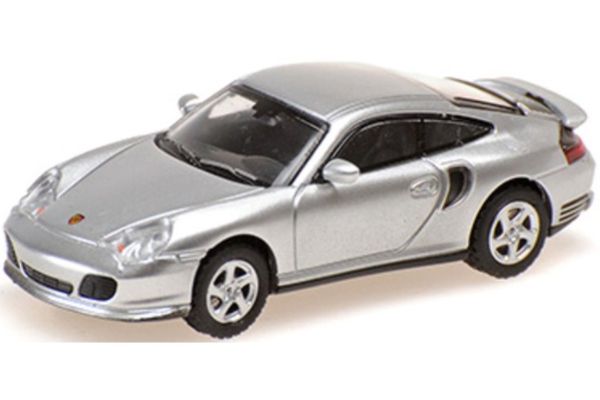 MINICHAMPS 1/87 ポルシェ 911 ターボ 2000 シルバー  [No.870068170]