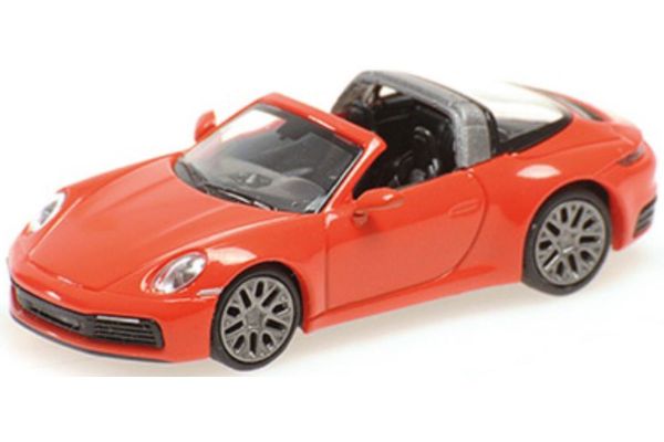 MINICHAMPS 1/87 ポルシェ 911 (992) タルガ 4 2020 オレンジ  [No.870069061]