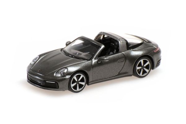 MINICHAMPS 1/87 ポルシェ 911 (992) タルガ 4 2020 グリーンメタリック  [No.870069064]