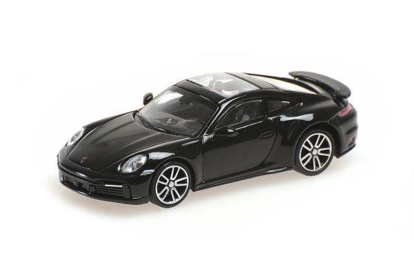 MINICHAMPS 1/87 ポルシェ 911 (992) ターボ S 2020 ブラック  [No.870069071]