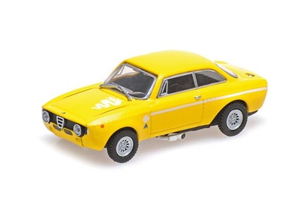 MINICHAMPS 1/87 アルファ ロメオ GTA 1300 ジュニア 1972 イエロー  [No.870124021]