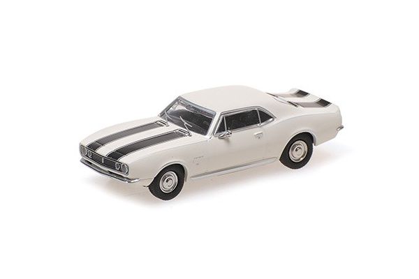 京商 ミニカー | MINICHAMPS 1/87 シボレー カマロ 1967 ホワイト [No