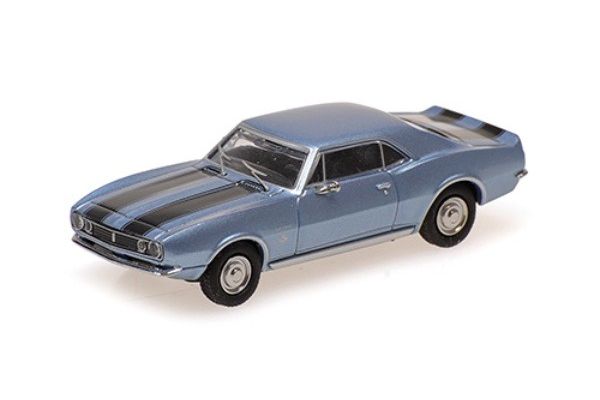 MINICHAMPS 1/87 シボレー カマロ 1967 ブルーメタリック  [No.870144021]