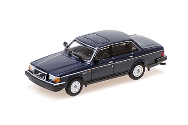 MINICHAMPS 1/87 ボルボ 240 GL 1986 ダークブルー  [No.870171404]