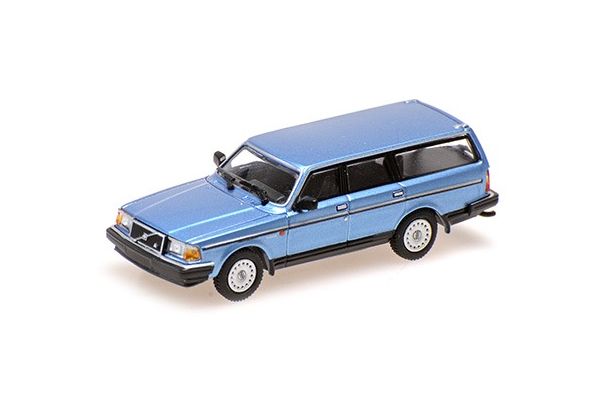 MINICHAMPS 1/87 ボルボ 240 GL ブレーク 1986 ブルーメタリック  [No.870171411]