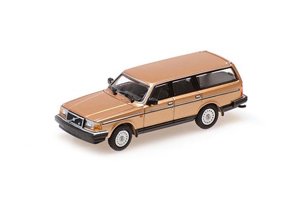 MINICHAMPS 1/87 ボルボ 240 GL ブレーク 1986 ゴールド  [No.870171412]