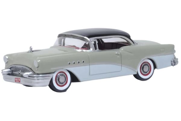 OXFORD 1/87scale Buick Century 1955 Carlsbad Black/Windsor Gray/Dover White  [No.OX87BC55007]
