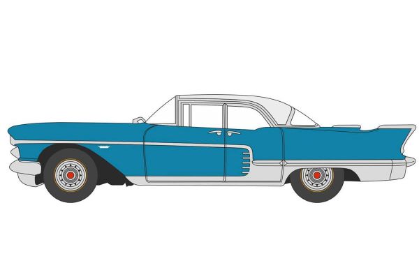 OXFORD 1/87scale Copenhagen Blue Cadillac Eldorado Hardtop 1957  [No.OX87CE57003]
