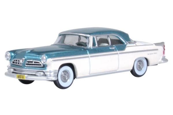 OXFORD 1/87 クライスラー ニューヨーカー デラックス クーペ St. Regis 1955 ジェードグリーン/プラチナ  [No.OX87CNY5504]
