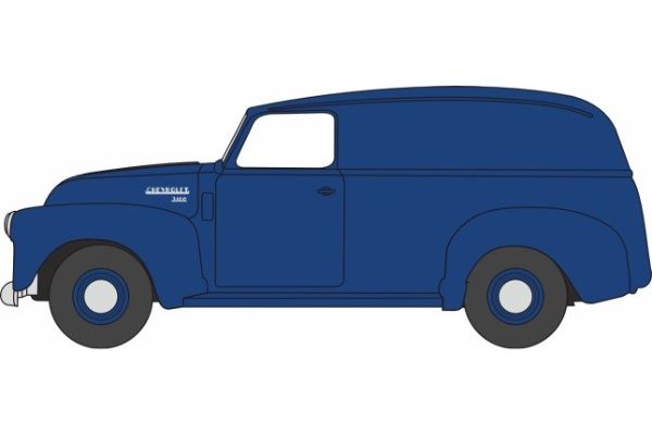 OXFORD 1/87scale 1950 Chevrolet Panel Van Mariner Blue  [No.OX87CV50006]