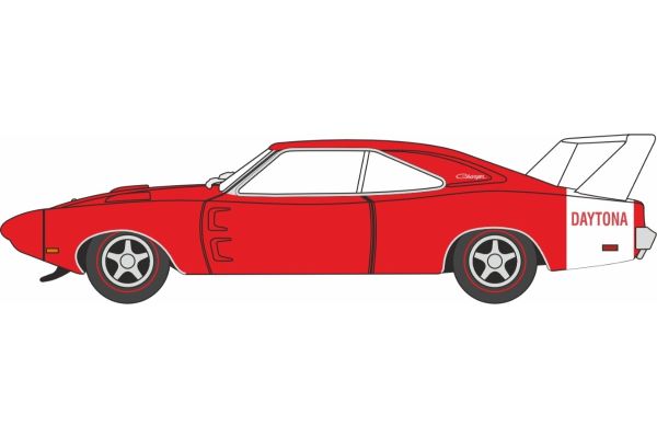 OXFORD 1/87 1969 ダッジ チャージャー デイトナ チャージャー レッド  [No.OX87DD69005]