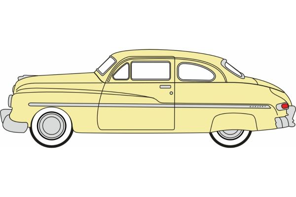 OXFORD 1/87 1949 マーキュリー 8 クーペ カラバッシュ イエロー  [No.OX87ME49011]