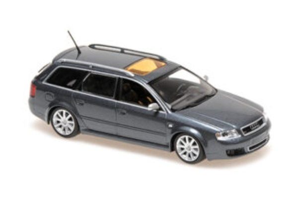 Maxichamps 1/43 アウディ RS6 アバント 2002 グレーメタリック  [No.940011711]