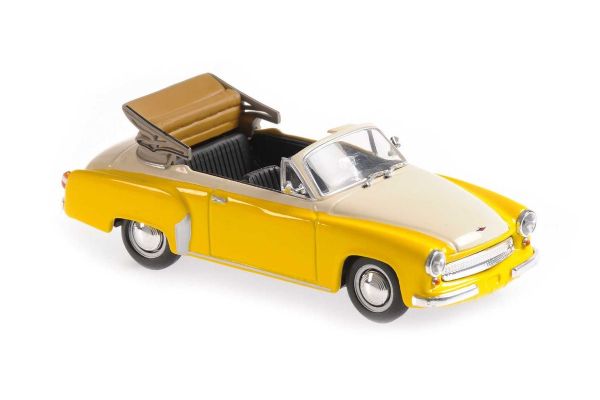 MINICHAMPS 1/43scale Waldburg A 311 Cabriolet 1958 Yellow / White  [No.940015931]