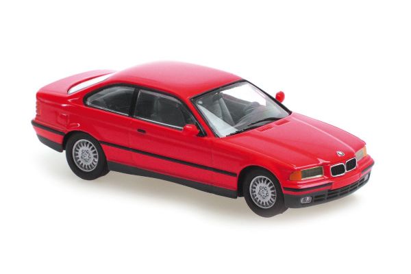 MINICHAMPS 1/43scale BMW 3-series coupe 1992 red  [No.940023320]