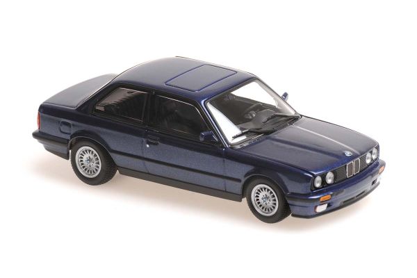 MINICHAMPS 1/43scale BMW 3-Series (E30) 1989 Blue Metallic  [No.940024001]