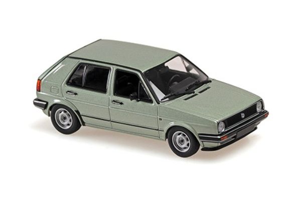 MINICHAMPS 1/43 フォルクスワーゲン ゴルフ II (4ドア) 1985 シルバーグリーンメタリック  [No.940054190]