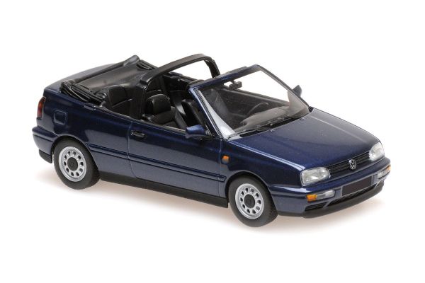 MINICHAMPS 1/43scale Volkswagen Golf III Cabriolet 1997 Blue  [No.940055530]