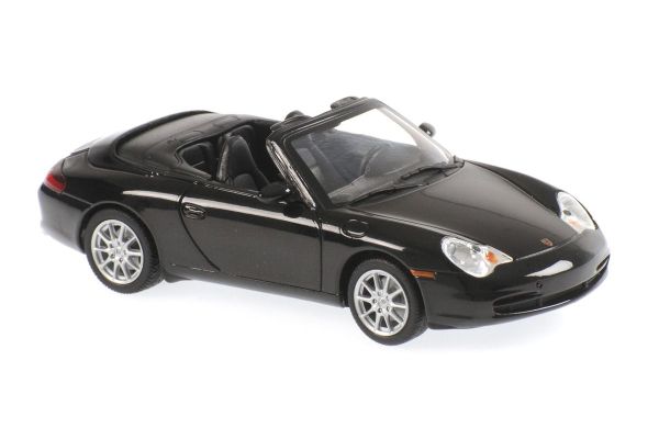 MINICHAMPS 1/43scale PORSCHE 911 CABRIOLET (996) ? 2001 ? BLACK METALLIC  [No.940061030]