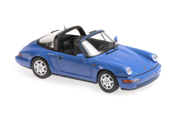 MINICHAMPS 1/43scale Porsche 911 Targa (964) 1991 Blue  [No.940061360]