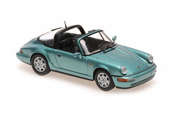 MINICHAMPS 1/43scale Porsche 911 Targa (964) 1991 Green Metallic  [No.940061364]