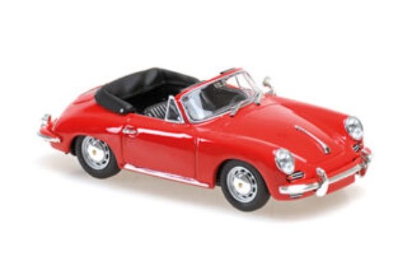 MINICHAMPS 1/43scale Porsche 356 C Cabriolet 1965 Red  [No.940062331]