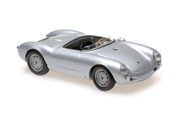MINICHAMPS 1/43scale PORSCHE 550 SPYDER – 1955 – SILVER  [No.940066030]