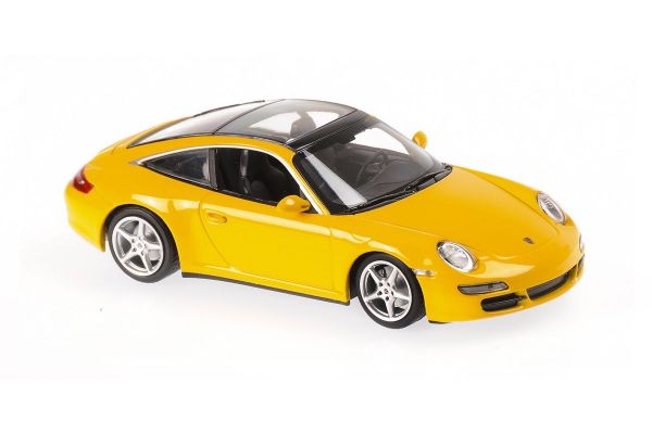 MINICHAMPS 1/43scale Porsche 911 Targa 2006 Yellow  [No.940066161]