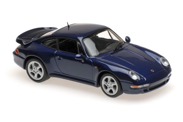 MINICHAMPS 1/43scale PORSCHE 911 TURBO S (993) – 1997 – BLUE METALLIC  [No.940069201]