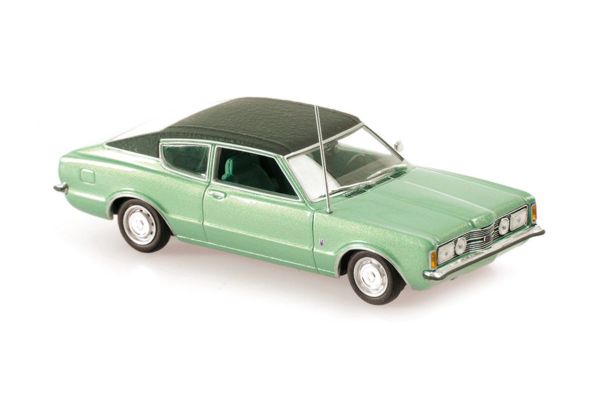 MINICHAMPS 1/43scale Ford Taunus Coupe 1970 Green Metallic  [No.940081320]