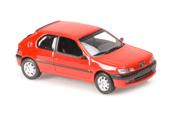 京商 ミニカー | MINICHAMPS 1/43scale Peugeot 306-1998-Red [No 