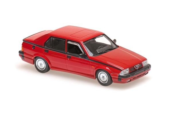 MAXICHAMPS 1/43scale ALFA ROMEO 75 V6 AMERICA – 1987 – RED  [No.940120461]