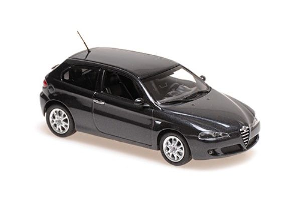 MINICHAMPS 1/43 アルファ ロメオ 147 - 2005 - ブラックメタリック  [No.940120561]