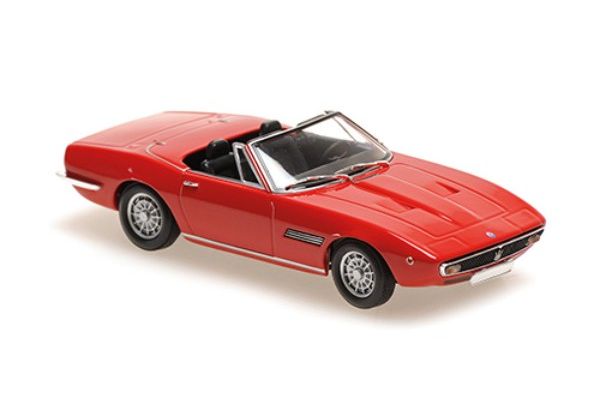 MINICHAMPS 1/43scale Maserati Ghibli Spyder 1969 Red  [No.940123330]