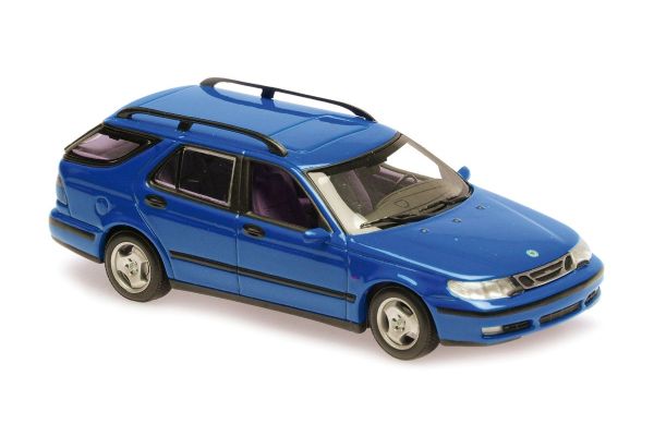 MINICHAMPS 1/43 サーブ 9-5 ブレーク 1999 ダークブルーメタリック  [No.940170810]