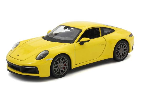 WELLY 1/24scale Porsche 911 Carrera 4S Yellow  [No.WE24099Y]