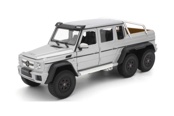 WELLY 1/24scale MERCEDES-BENZ G 63 AMG 6x6 Silver  [No.WE24061S]