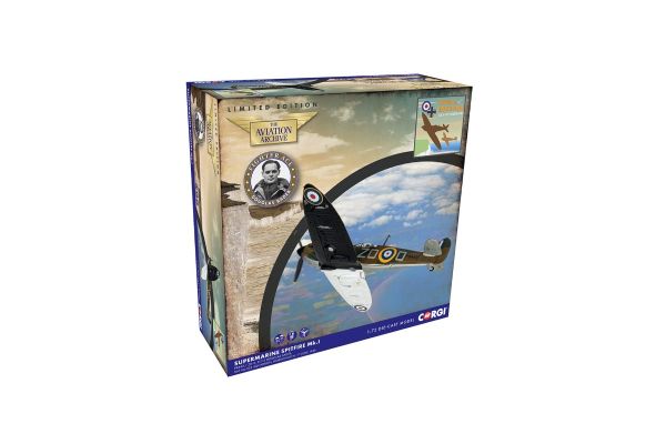 CORGI 1/72 スーパーマリン スピットファイア MkI RAF 第222飛行隊 ダグラス・ベイダー中尉（バトル・オブ・ブリテン 1985）  [No.CGAA39216]