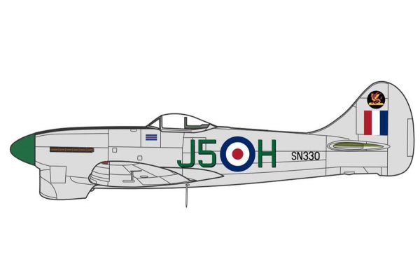 OXFORD 1/72 RAF SN330 3飛行隊 ホーカー テンペスト MkV OXAC103