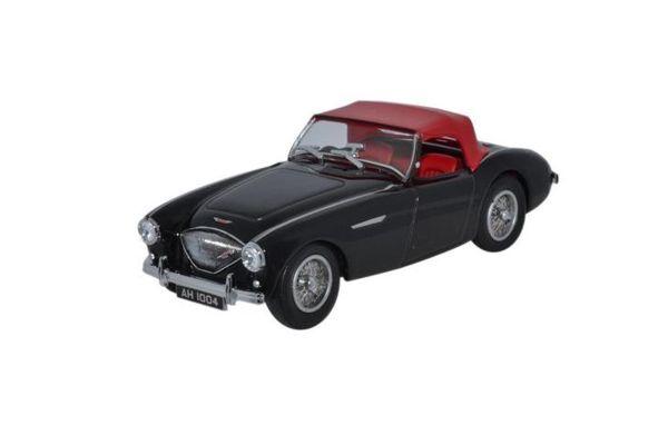 OXFORD 1/43scale Austin Healey 100 BN1 Black / Red  [No.OXAH1004]