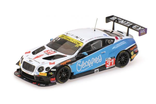 ALMOST REAL 1/43scale BENTLEY GT3 TEAM PARKER RACING BRITISH GT CHAMPIONSHIP ? 2016 #31 White/Black/Blue  [No.AL430312]