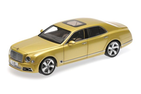 ALMOST REAL 1/18scale BENTLEY MULSANNE SPEED – 2017 – GOLD  [No.AL830101]