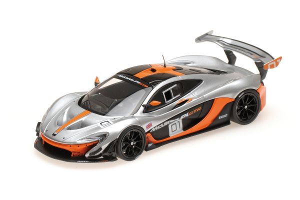 ALMOST REAL 1/43scale McLaren P1 GTR Pebble Beach California 2014 (Silver / Black)  [No.AL440101]