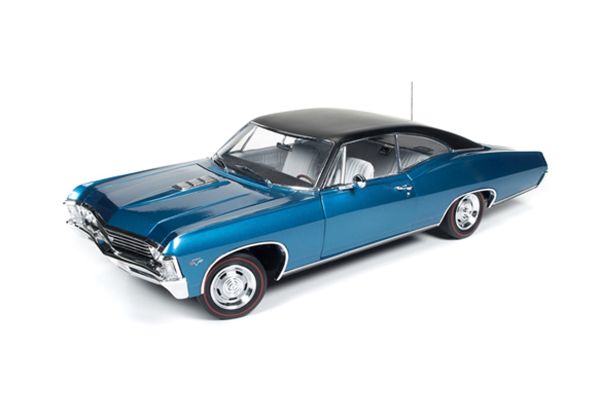 AMERICAN MUSCLE 1/18scale 1967 Chevrolet Impala SS Marina Blue  [No.AMM1083]