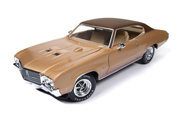 AMERICAN MUSCLE 1/18scale 1970 Buick Skylark GS Hemmings Muscle Machines (Gold)  [No.AMM1105]