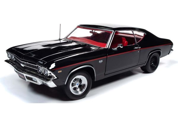 American Muscle 1/18scale 
1969 Chevy Chevelle SS396 (MCACN) Tuxedo Black  [No.AMM1190]